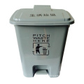 18 litros Outdoor Plastic Pedal Dust Bin